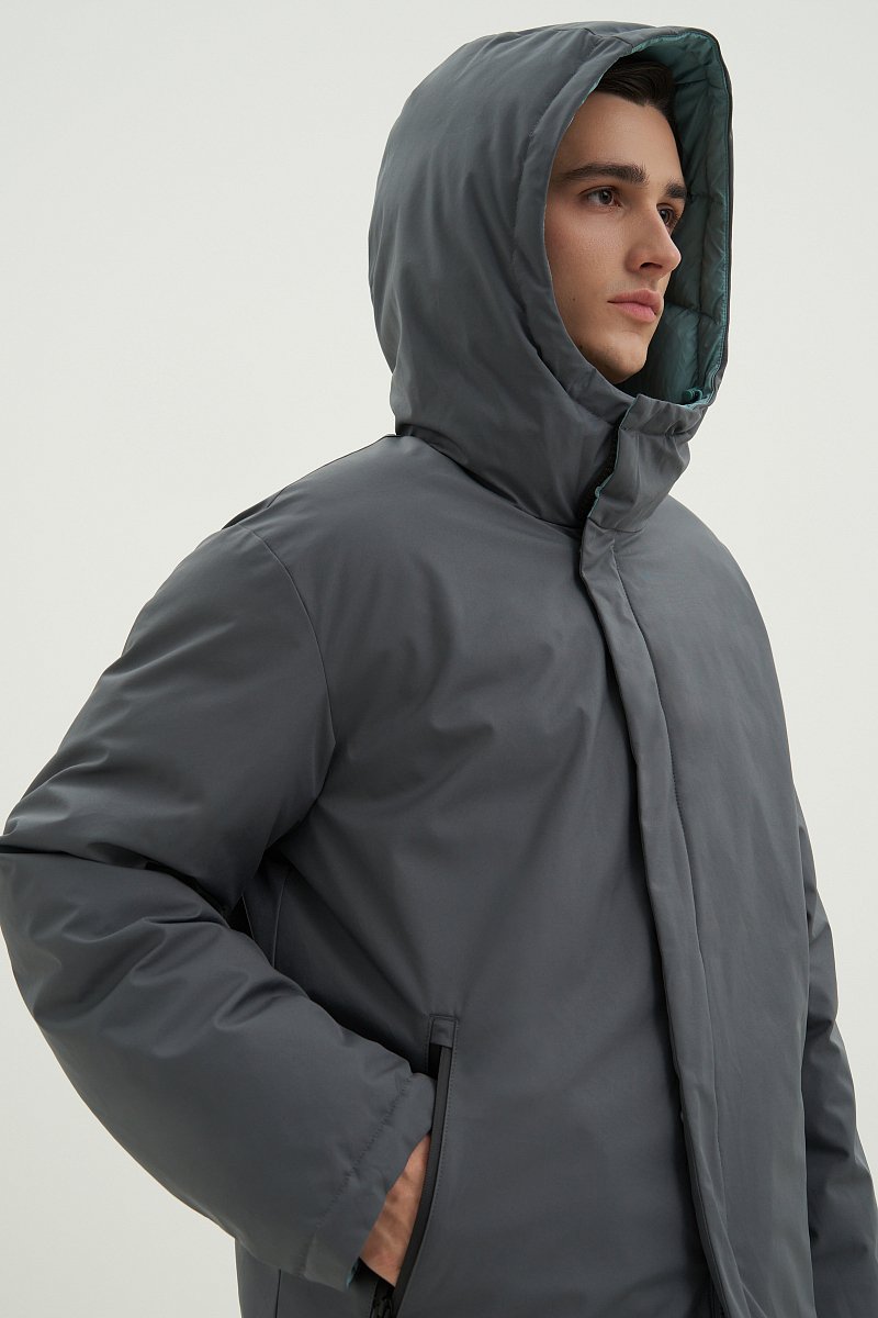 Пальто утепленное с утиным пухом, Модель FWD21024, Фото №3