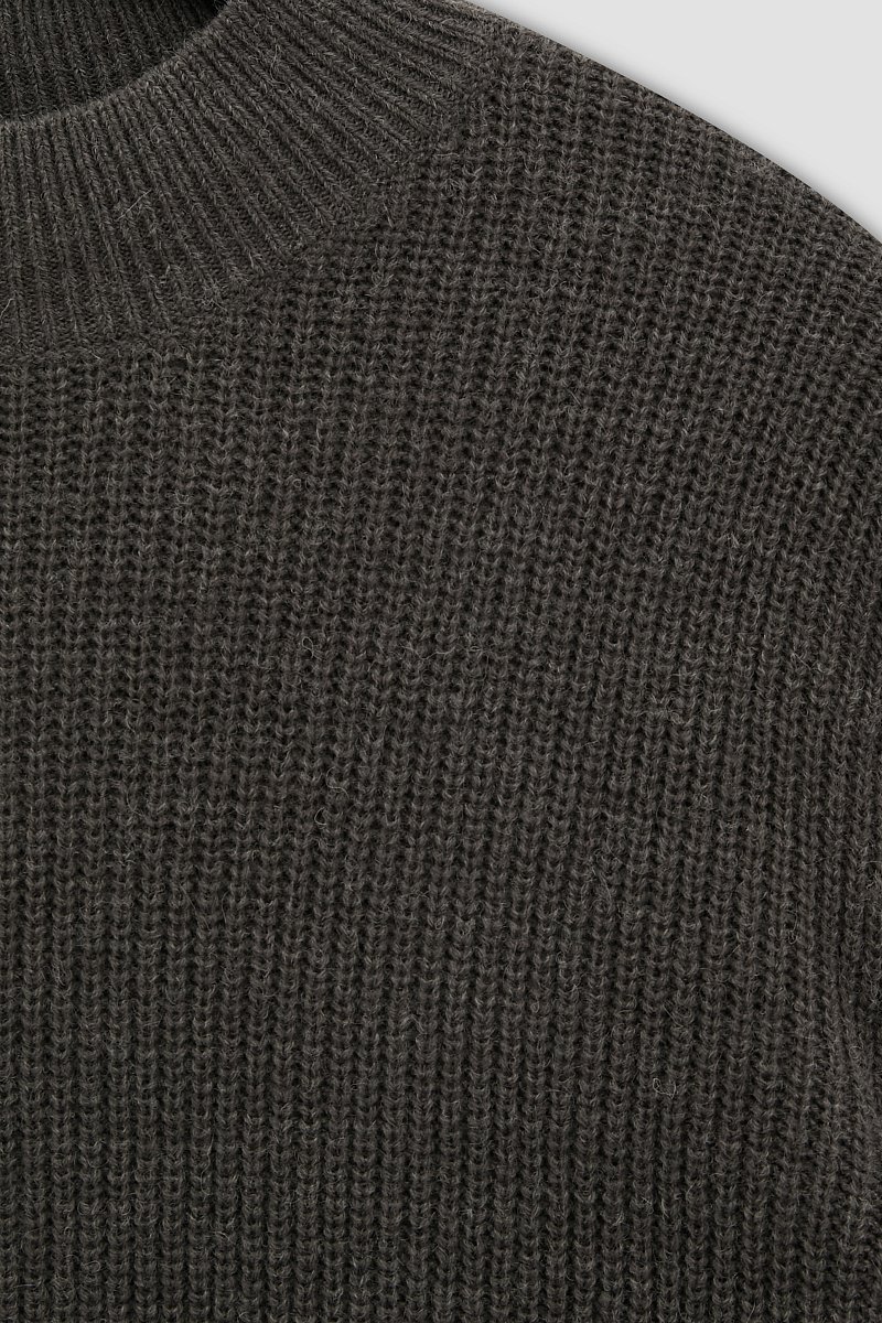 Джемпер прямого силуэта с шерстью, Модель FWD21114, Фото №6