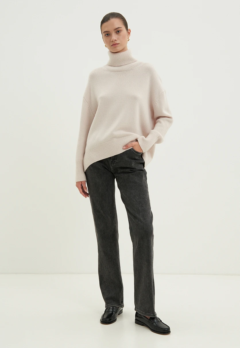 Утепленные джинсы straight fit женские, Модель FWD15000, Фото №1