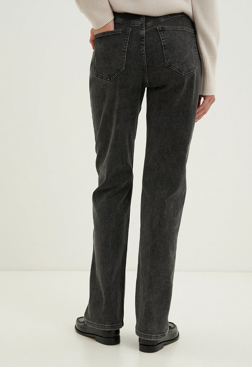 Утепленные джинсы straight fit женские, Модель FWD15000, Фото №4