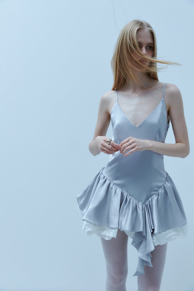 Платье с объемной юбкой из капсулы Карины Нигай, Модель FWD51008, Фото №1