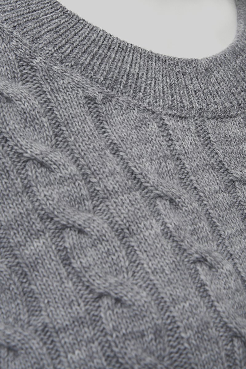 Укороченный джемпер из шерсти из капсулы Карины Нигай, Модель FWD51101, Фото №4