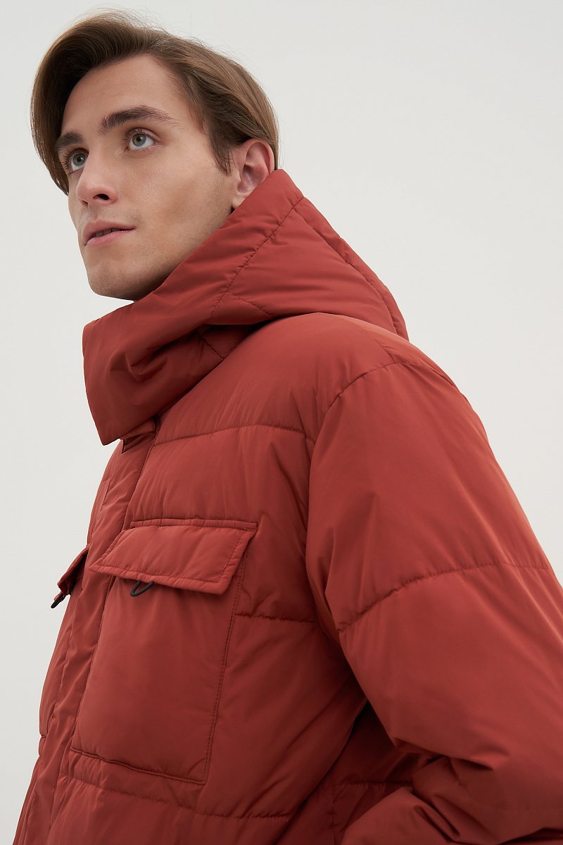 Куртка утепленная с воротником стойкой, Модель FWD21021, Фото №5