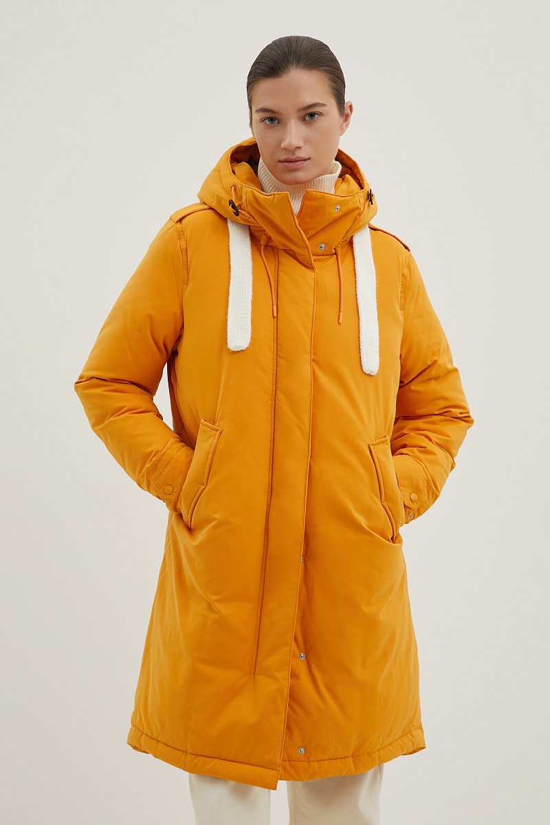Пальто утепленное с утиным пухом, Модель FWD11021, Фото №1