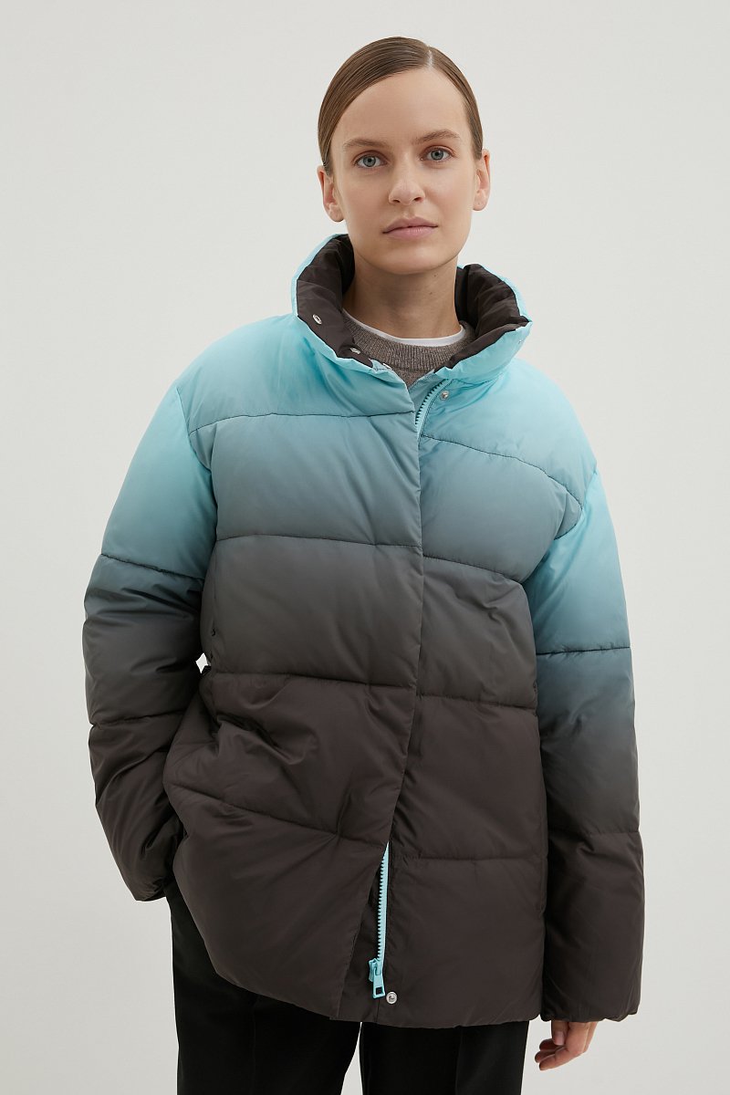 Куртка утепленная из водонепроницаемой ткани, Модель FWD11066, Фото №1