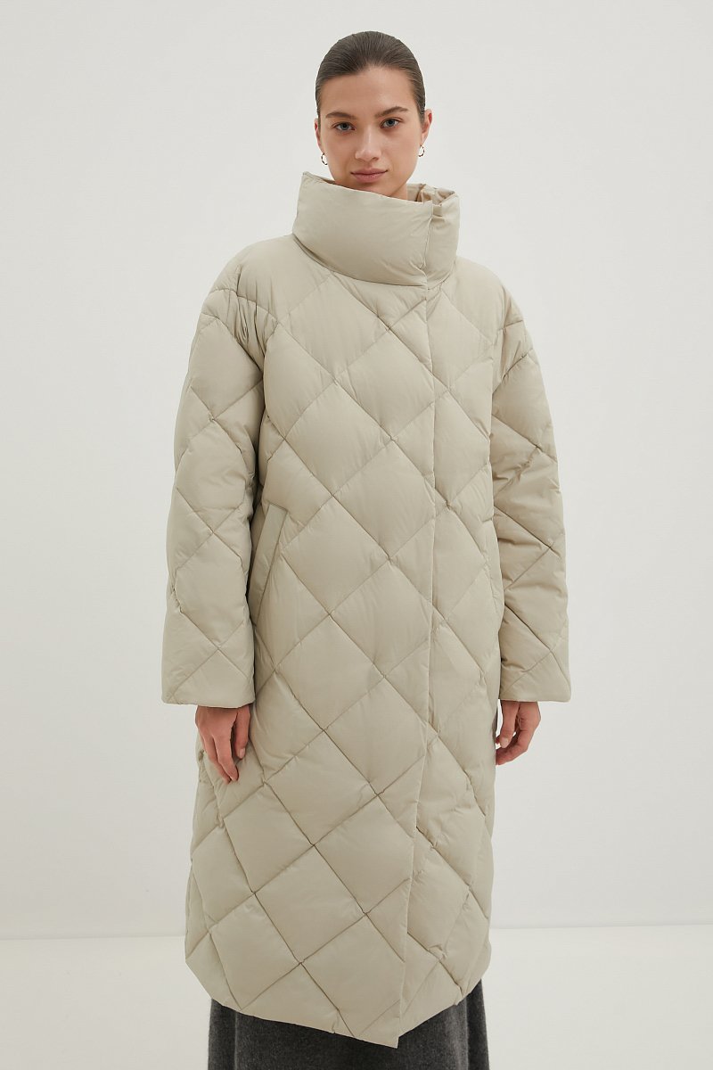 Пальто утепленное с утиным пухом, Модель FWD11030, Фото №1