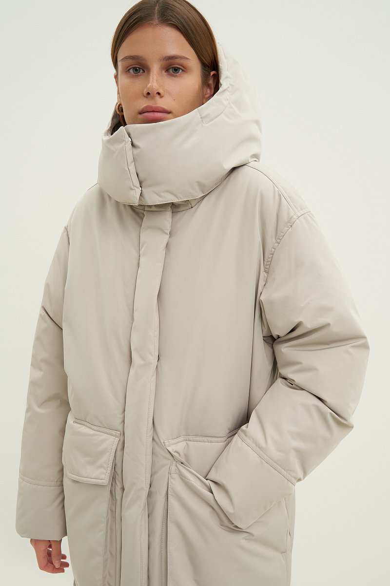 Пальто утепленное с утиным пухом, Модель FWD11044, Фото №3