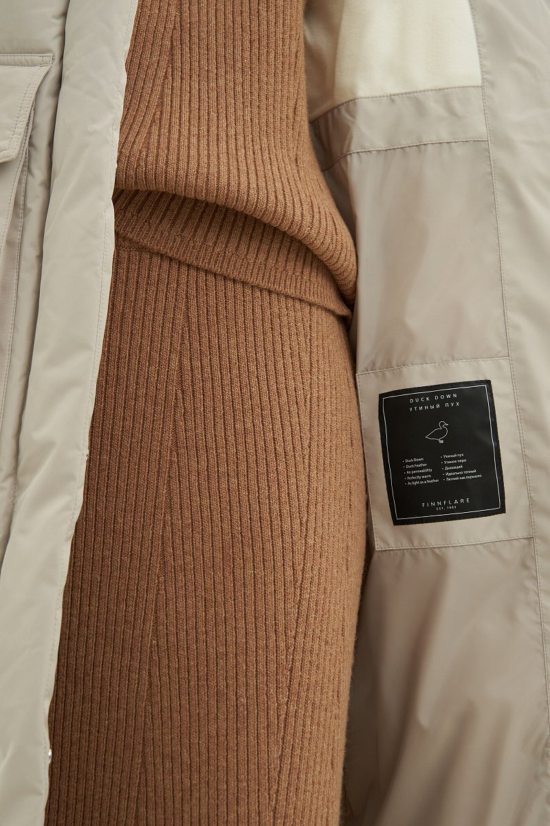 Пальто утепленное с утиным пухом, Модель FWD11044, Фото №7