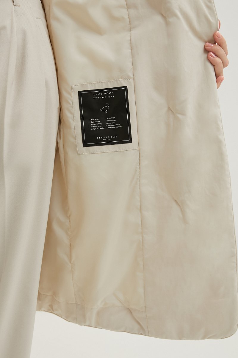 Пальто утепленное с утиным пухом, Модель FWD11022, Фото №6