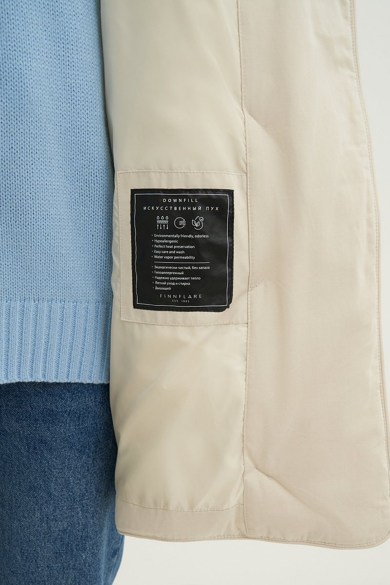 Куртка из хлопка с воротником стойкой, Модель FWD11023, Фото №6