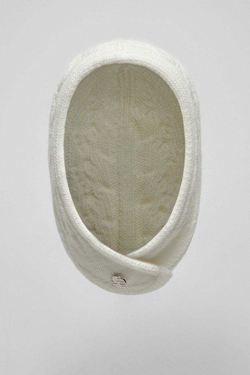 Шапка-чепчик из шерсти из капсулы Карины Нигай, Модель FWD51102, Фото №3