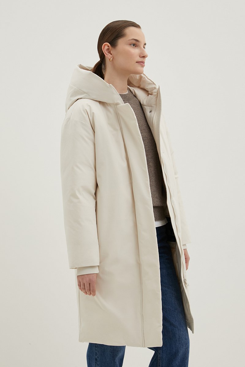 Пальто утепленное с утиным пухом, Модель FWD11057, Фото №4