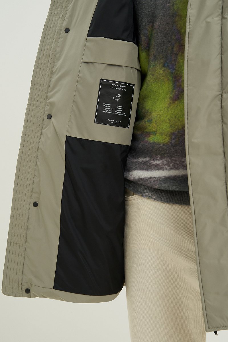 Пальто утепленное с утиным пухом, Модель FWD21020, Фото №6