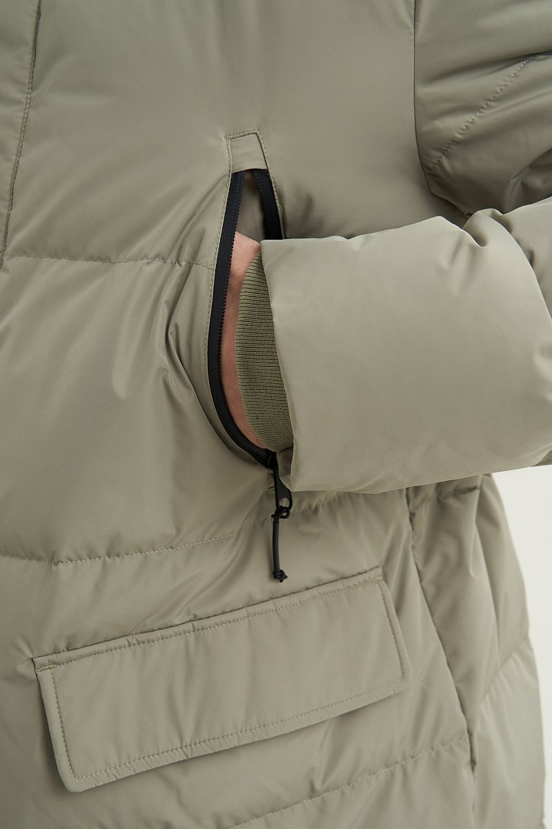 Пальто утепленное с утиным пухом, Модель FWD21020, Фото №7
