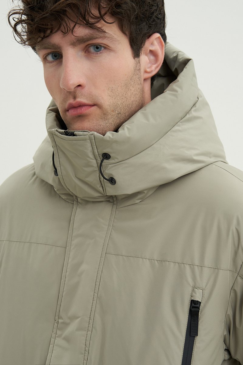 Куртка утепленная из водонепроницаемой ткани, Модель FWD21022, Фото №7