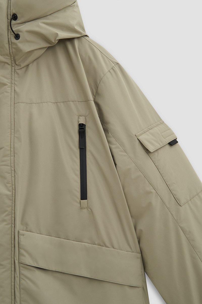 Куртка утепленная из водонепроницаемой ткани, Модель FWD21022, Фото №8