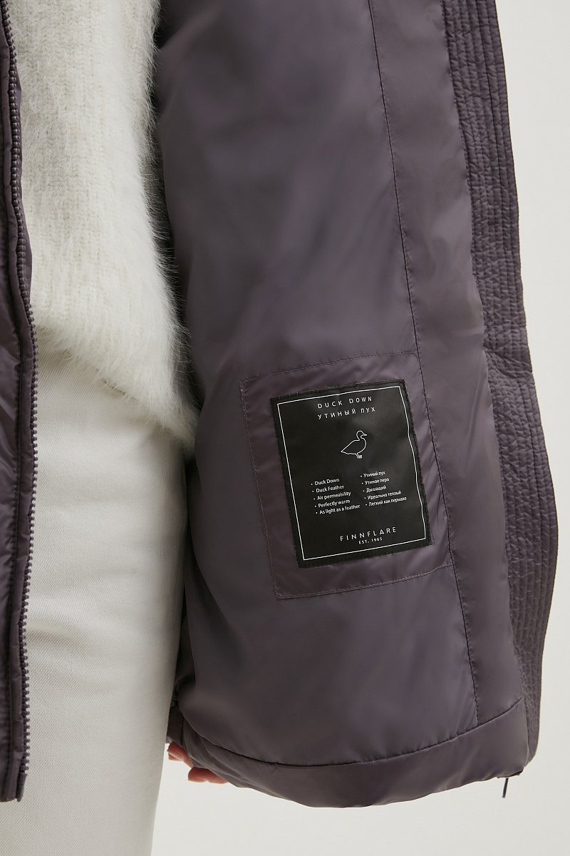 Куртка утепленная с утиным пухом, Модель FWD11004, Фото №7