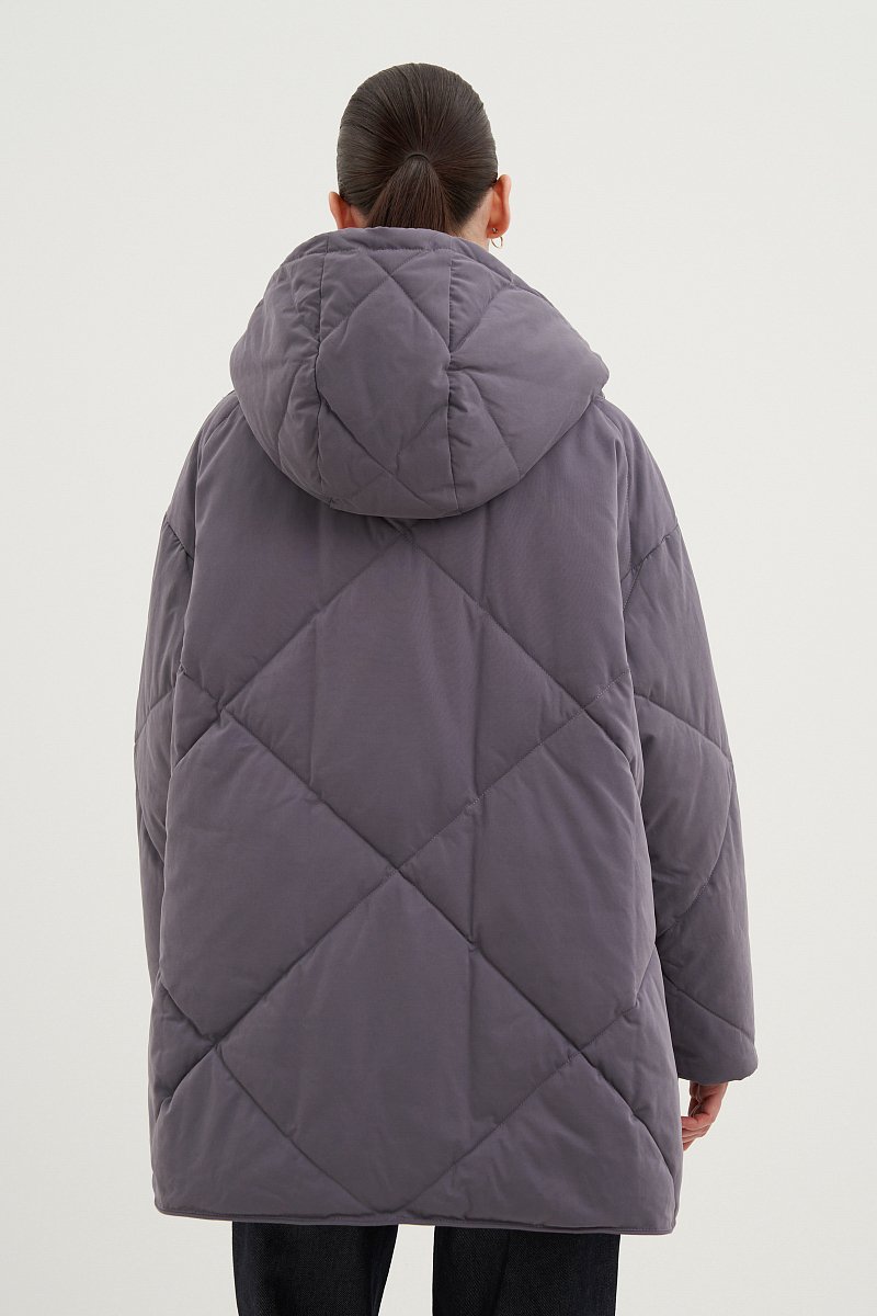 Куртка из хлопка с воротником стойкой, Модель FWD11023, Фото №5