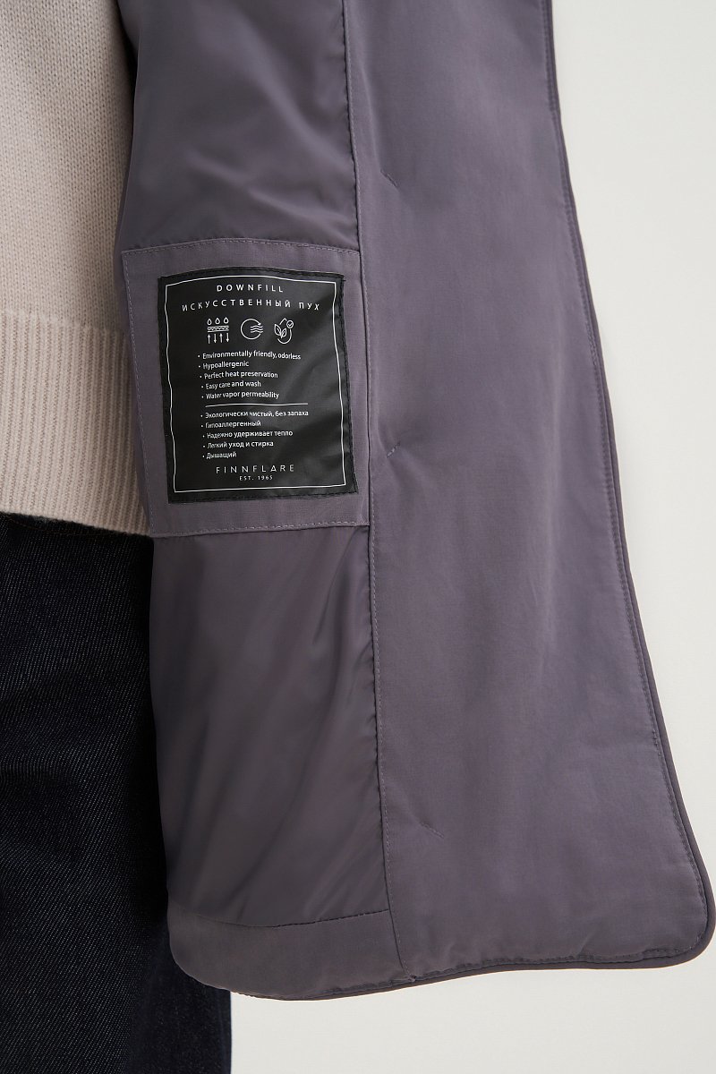 Куртка из хлопка с воротником стойкой, Модель FWD11023, Фото №6