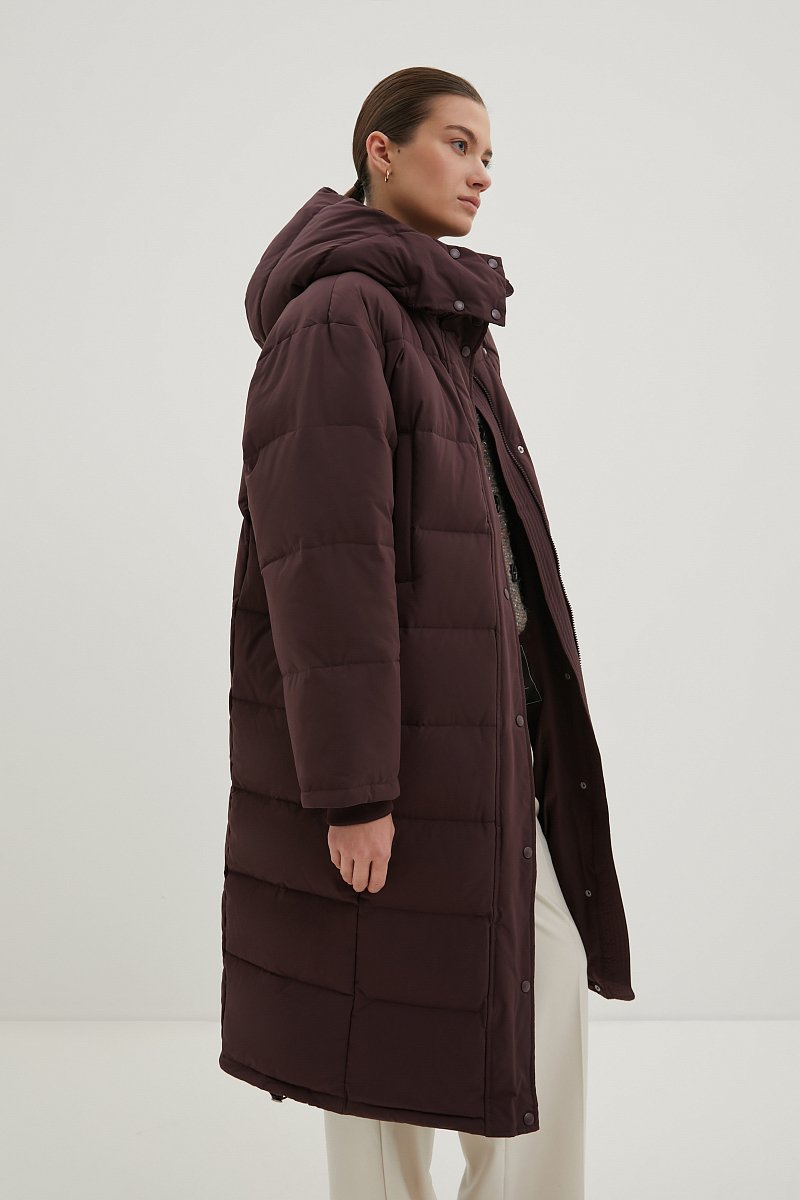 Пальто утепленное с утиным пухом, Модель FWD11017, Фото №4