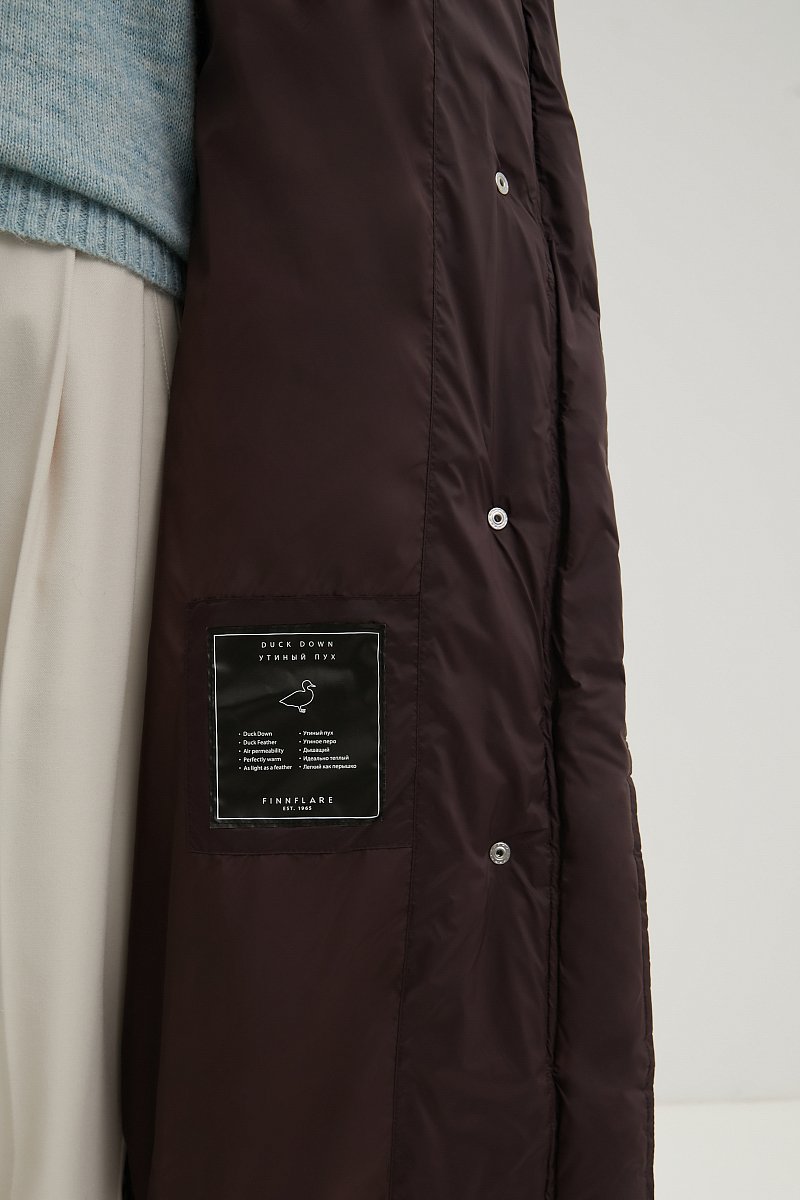 Пальто утепленное с утиным пухом, Модель FWD11030, Фото №6