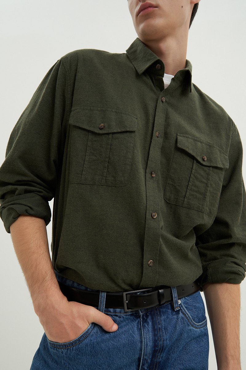 Верхняя сорочка мужская, Модель FWD21040, Фото №3