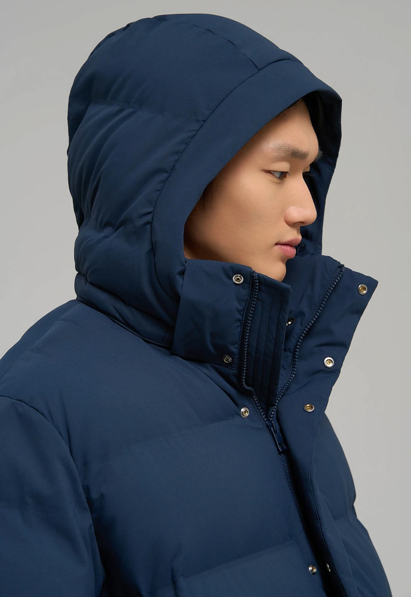 Утепленное пальто с воротником-стойкой, Модель FWE21001, Фото №6