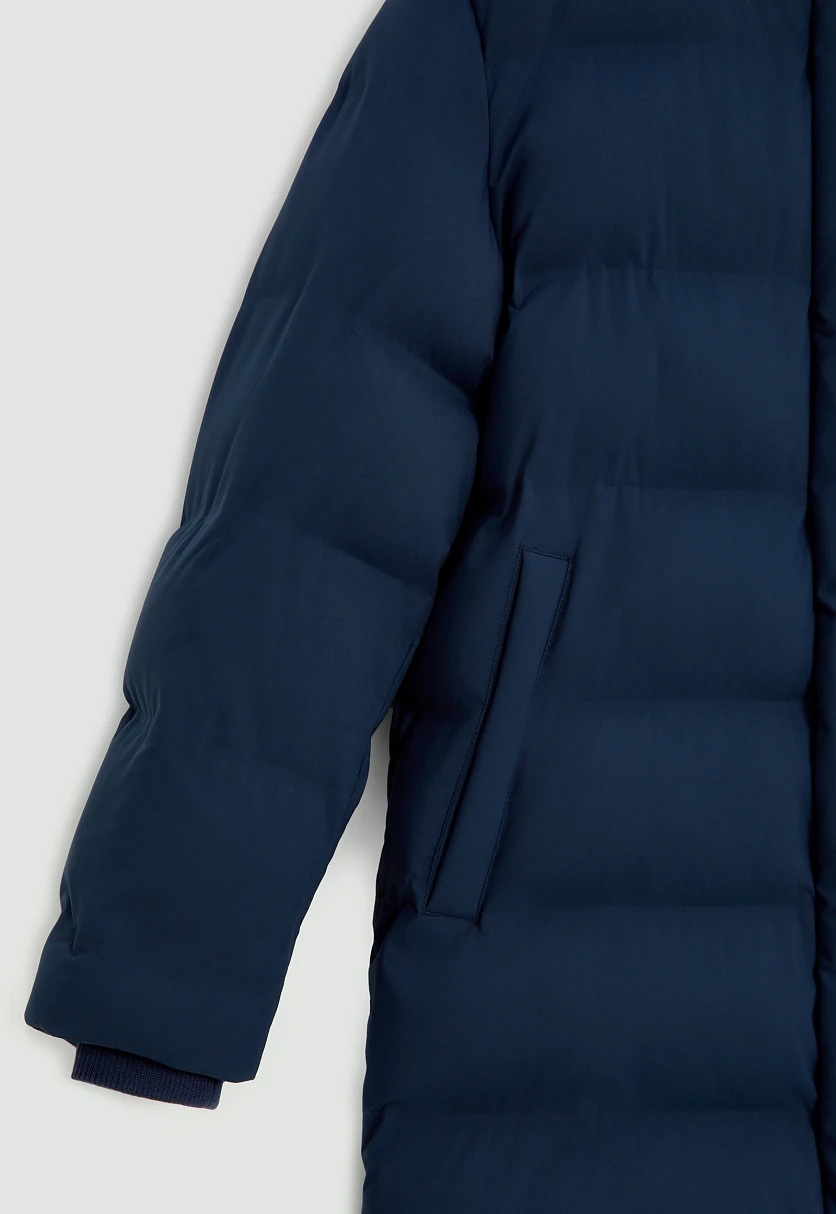 Утепленное пальто с воротником-стойкой, Модель FWE21001, Фото №9