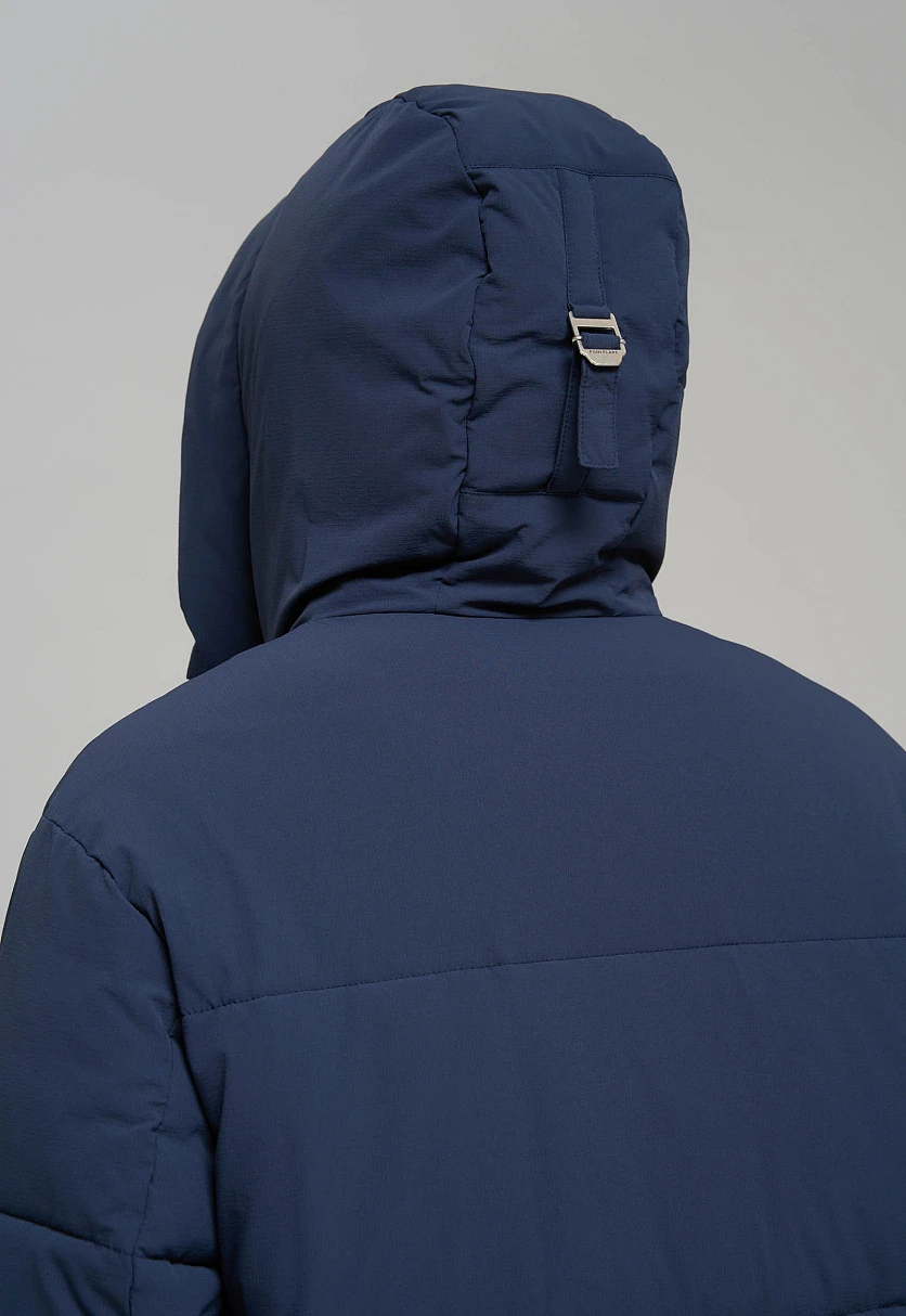 Утепленное стеганое полупальто с капюшоном, Модель FWE21011, Фото №5