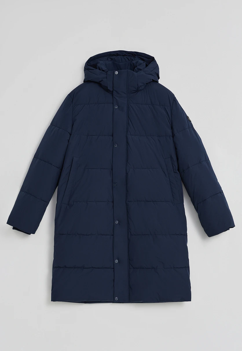 Утепленное пальто с воротником-стойкой, Модель FWE21013, Фото №10