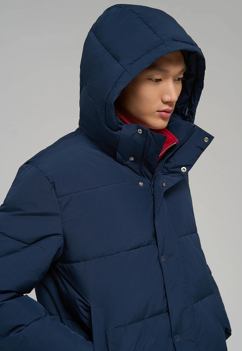 Утепленное пальто с воротником-стойкой, Модель FWE21013, Фото №6