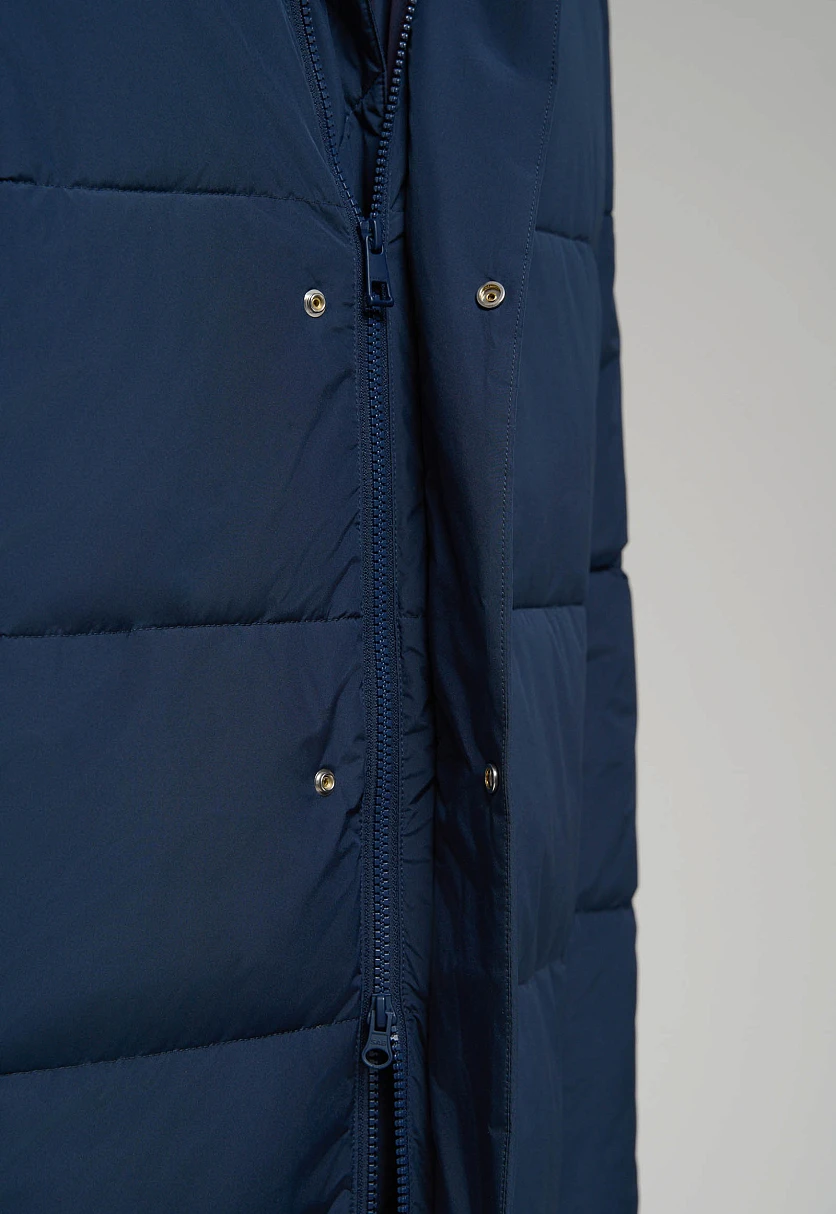 Утепленное пальто с воротником-стойкой, Модель FWE21013, Фото №7