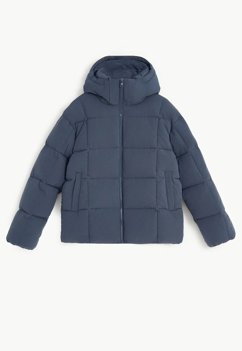 Пуховик с воротником-стойкой и съемным капюшоном, Модель FWE11057, Фото №7