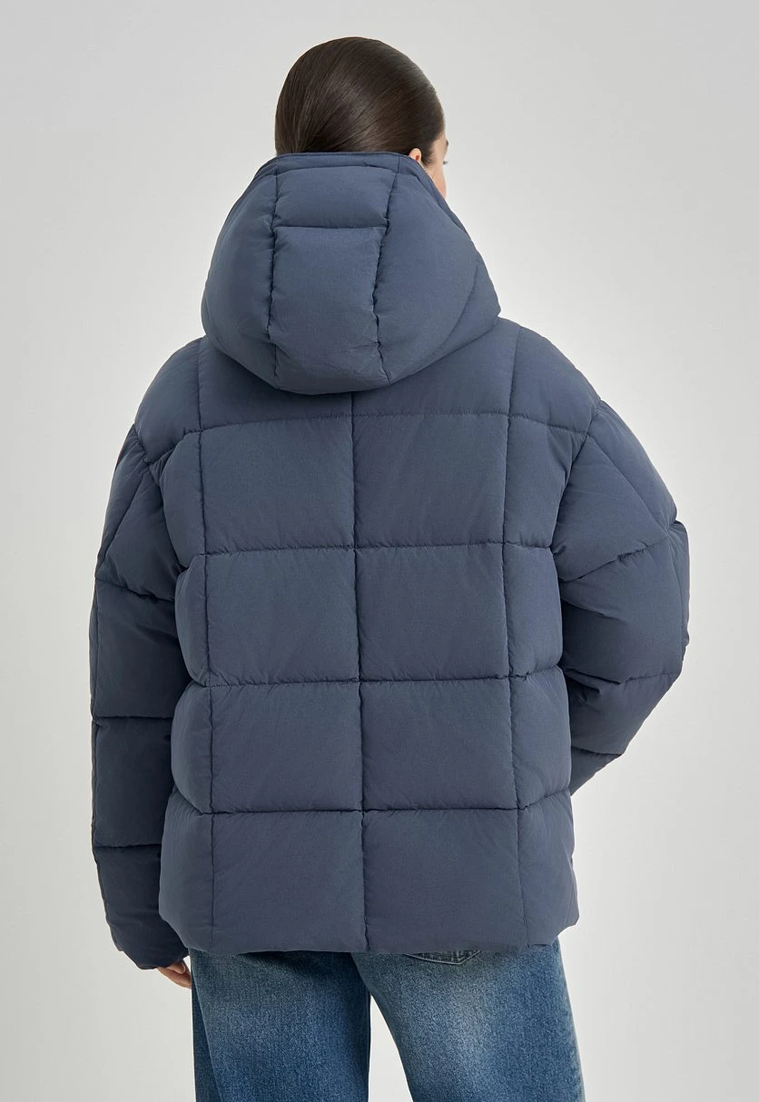 Women ultra light down cocoon silhouette jacket on sale