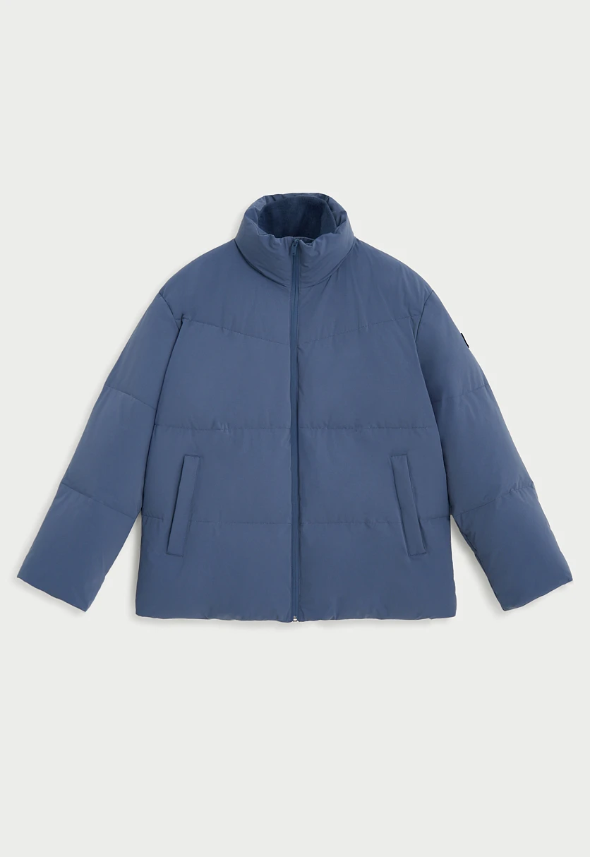 Оверсайз пуховик с воротником-стойкой, Модель FWE21028, Фото №10