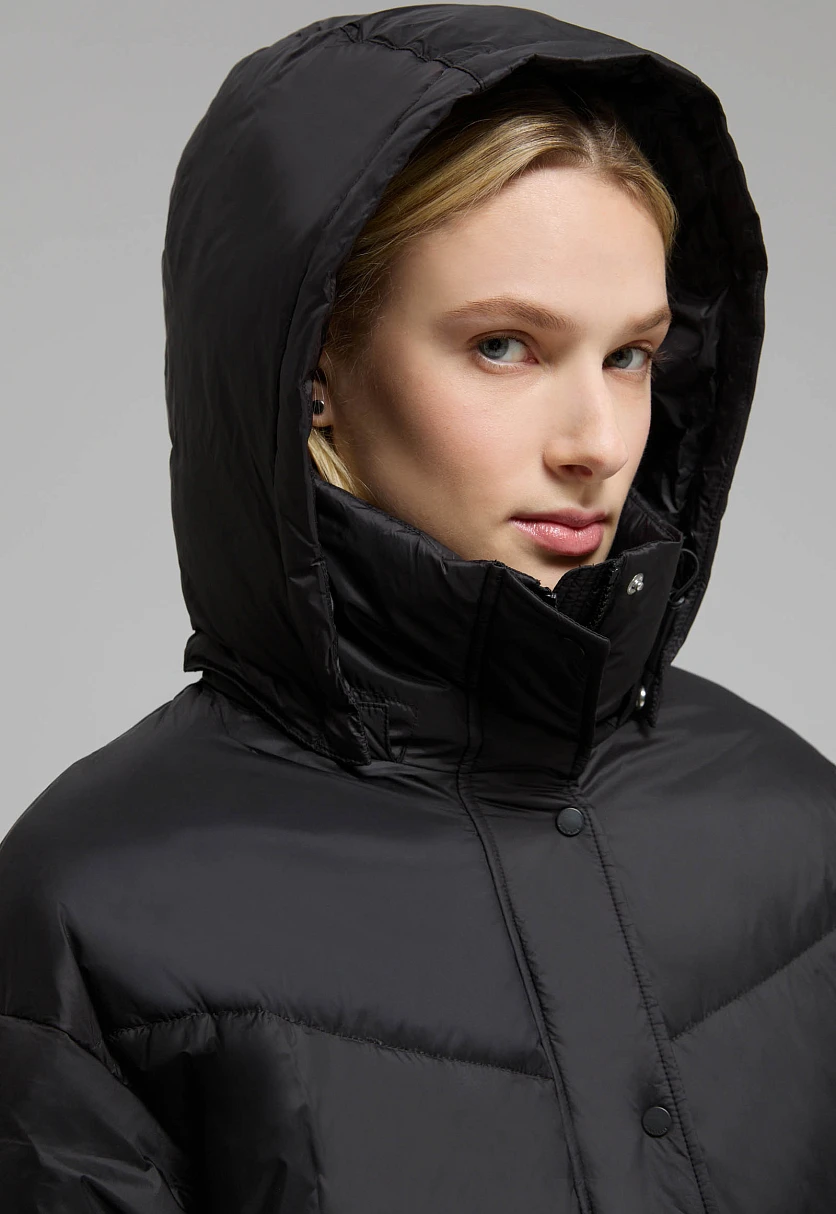 Пуховик со съемным капюшоном, Модель FWE11012, Фото №6