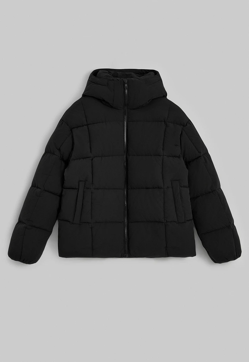 Пуховик с воротником-стойкой и съемным капюшоном, Модель FWE11057, Фото №9