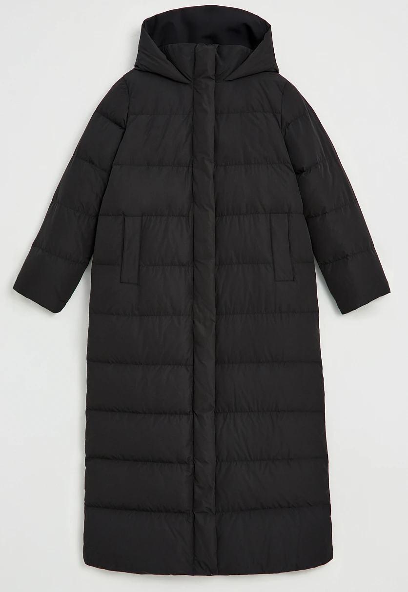 Пуховое пальто прямого силуэта, Модель FWE11093, Фото №10