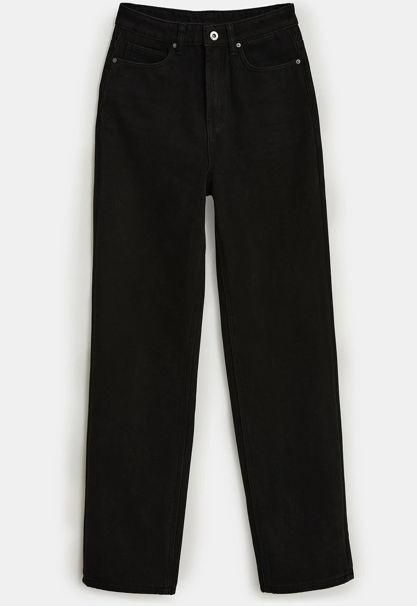 Утепленные джинсы wide leg fit женские, Модель FWE15003, Фото №8