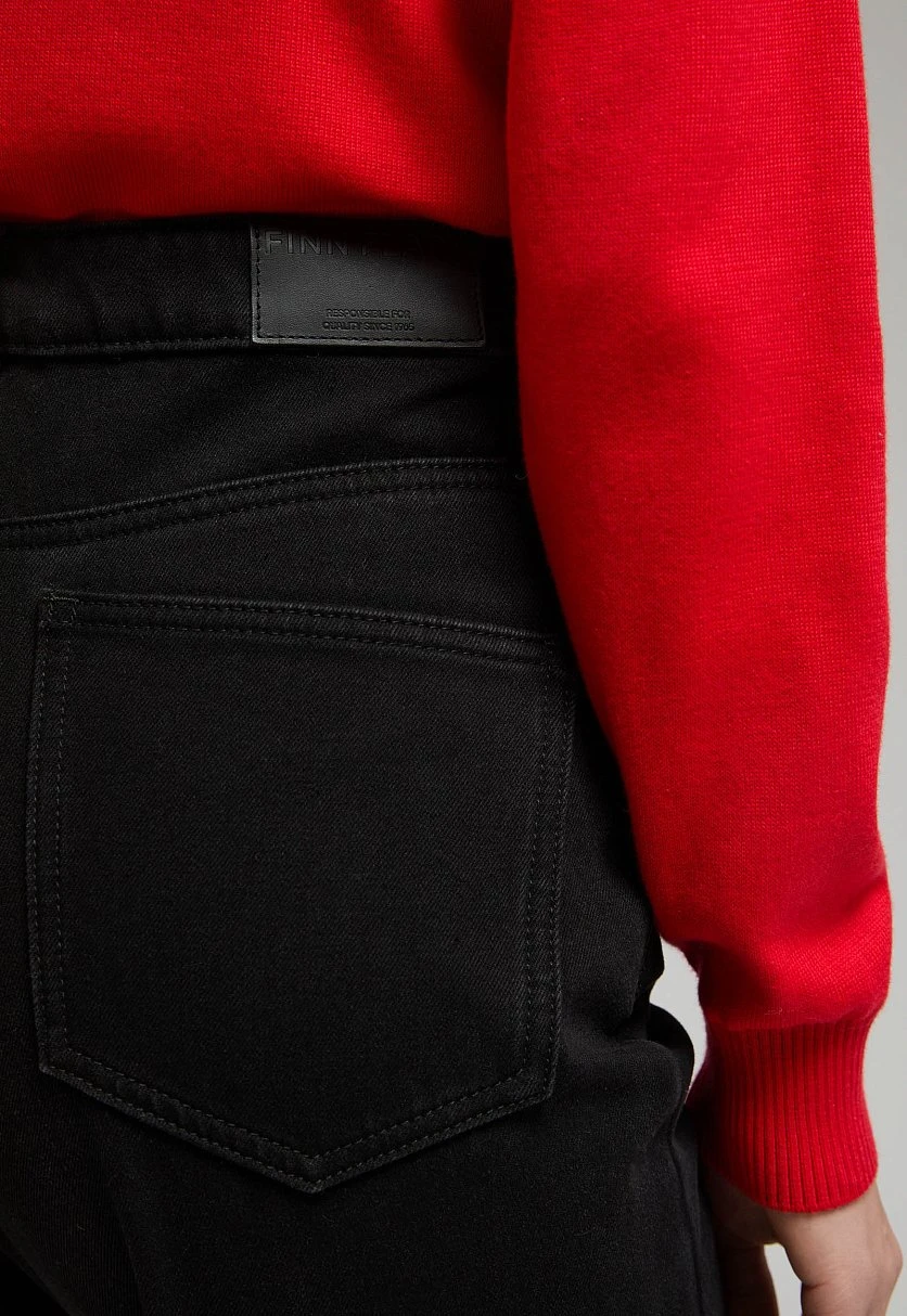 Утепленные джинсы wide leg fit женские, Модель FWE15003, Фото №6