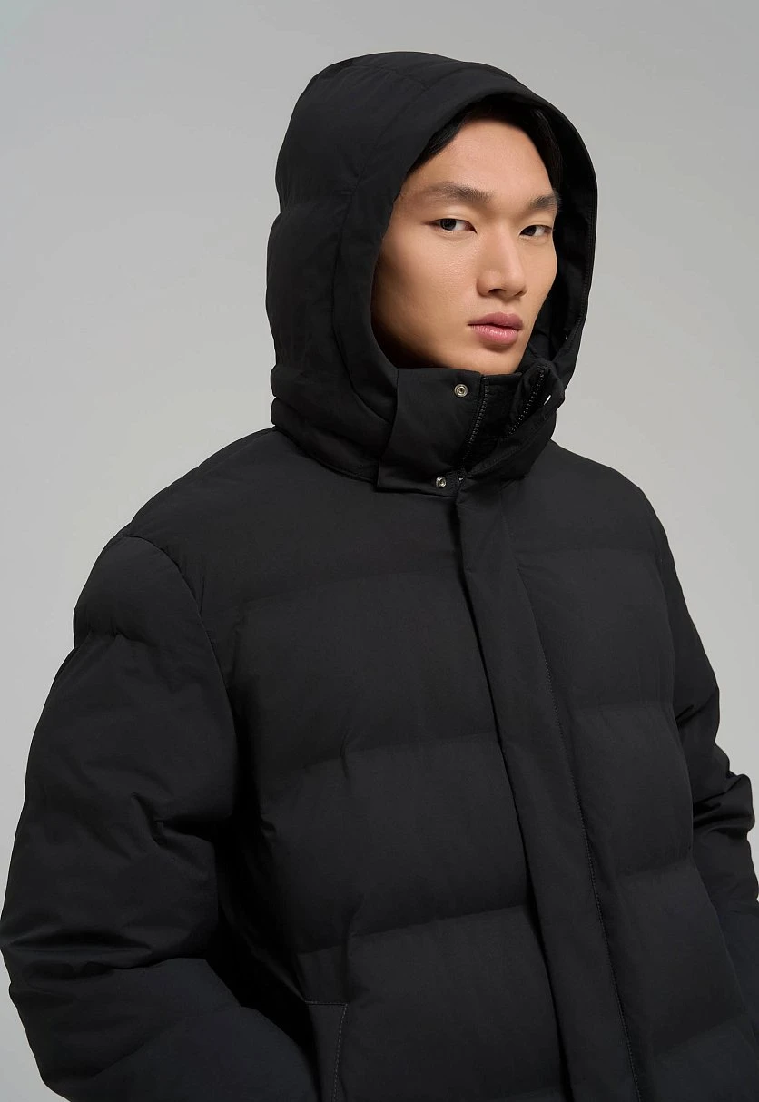 Утепленное пальто с воротником-стойкой, Модель FWE21001, Фото №7