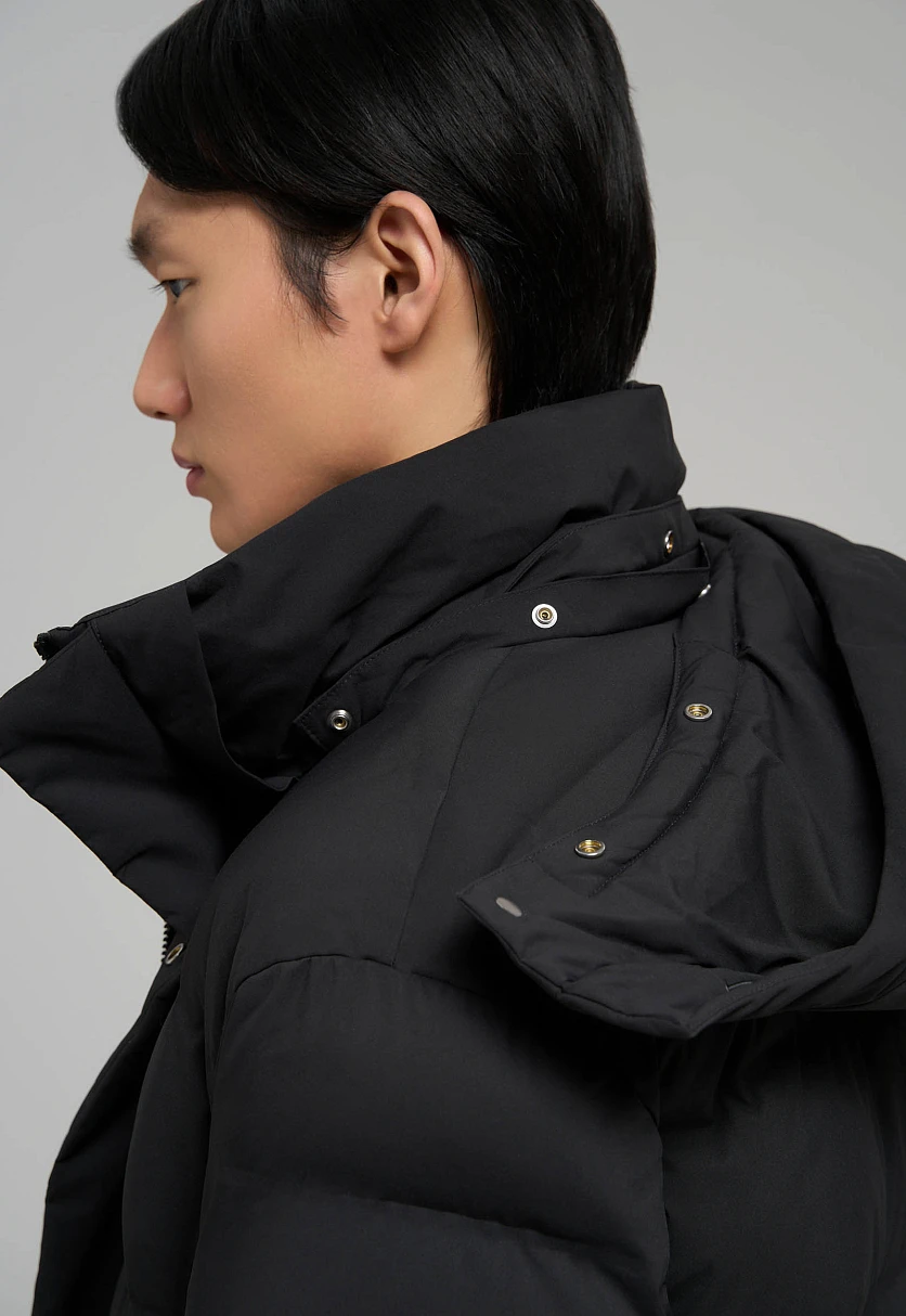 Утепленное пальто с воротником-стойкой, Модель FWE21001, Фото №5