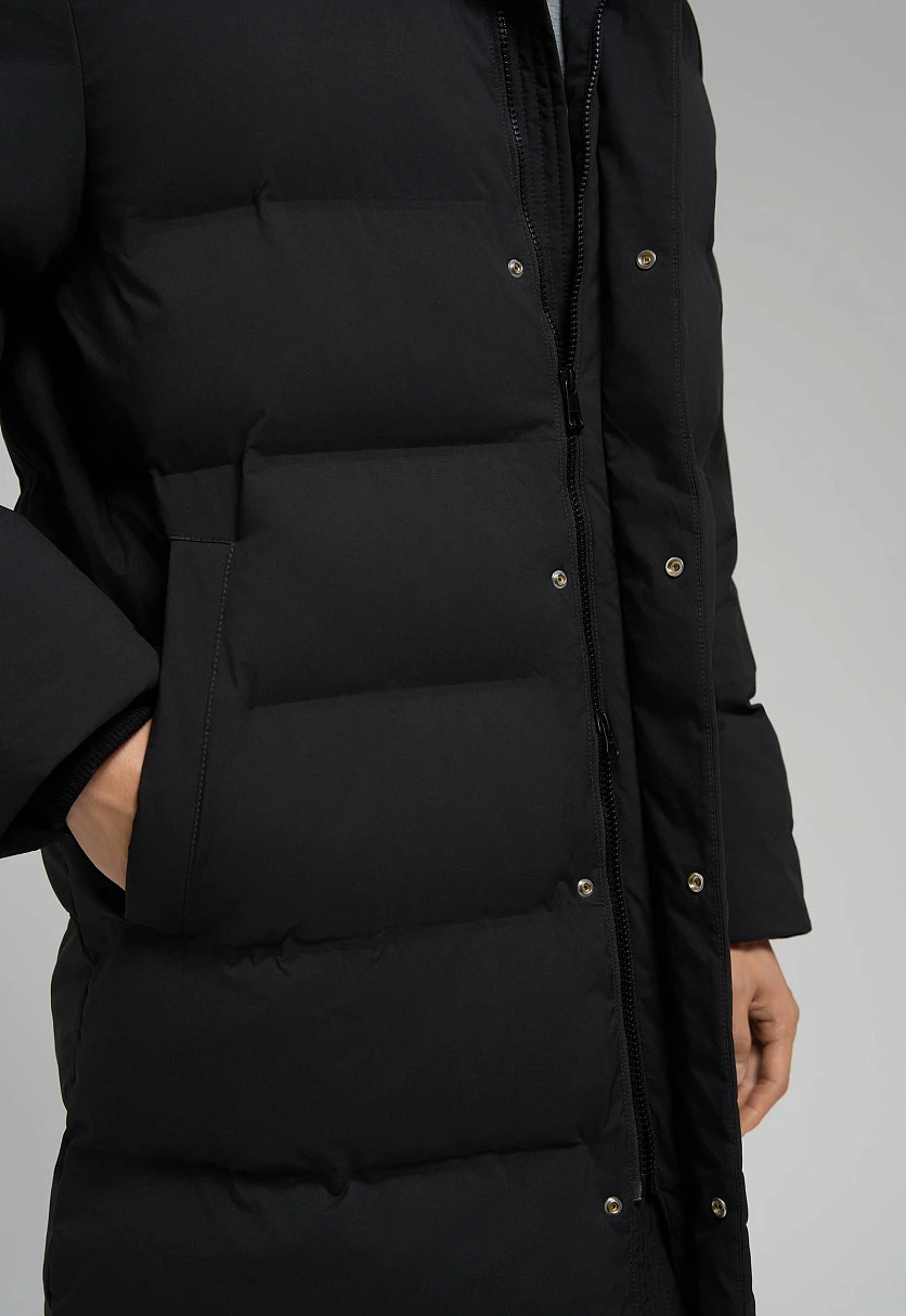 Утепленное пальто с воротником-стойкой, Модель FWE21001, Фото №6