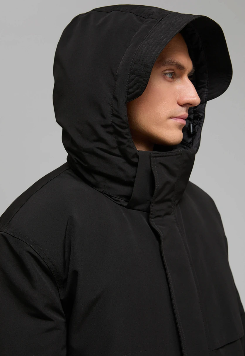 Утепленное пальто со съемным капюшоном, Модель FWE21007, Фото №7