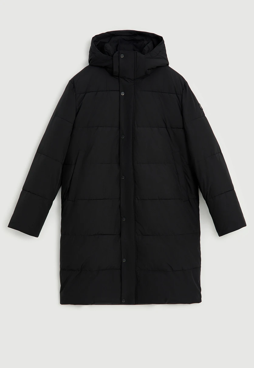 Утепленное пальто с воротником-стойкой, Модель FWE21013, Фото №8