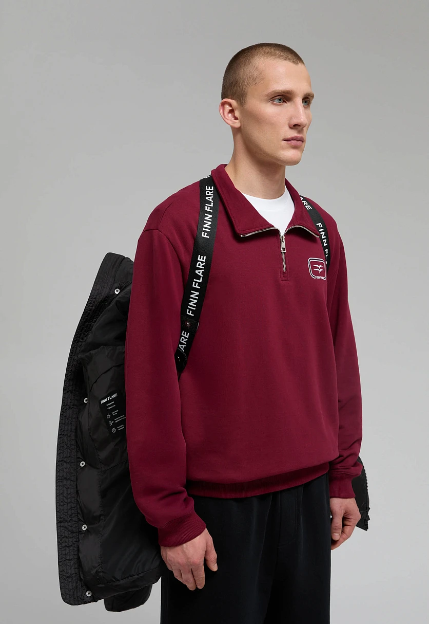 Пуховое полупальто с воротником-стойкой, Модель FWE21018, Фото №11