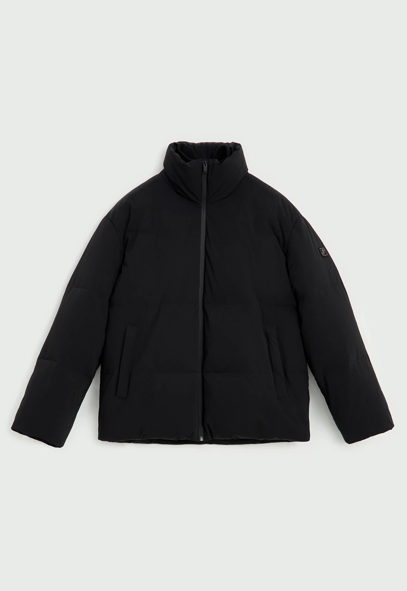 Оверсайз пуховик с воротником-стойкой, Модель FWE21028, Фото №11