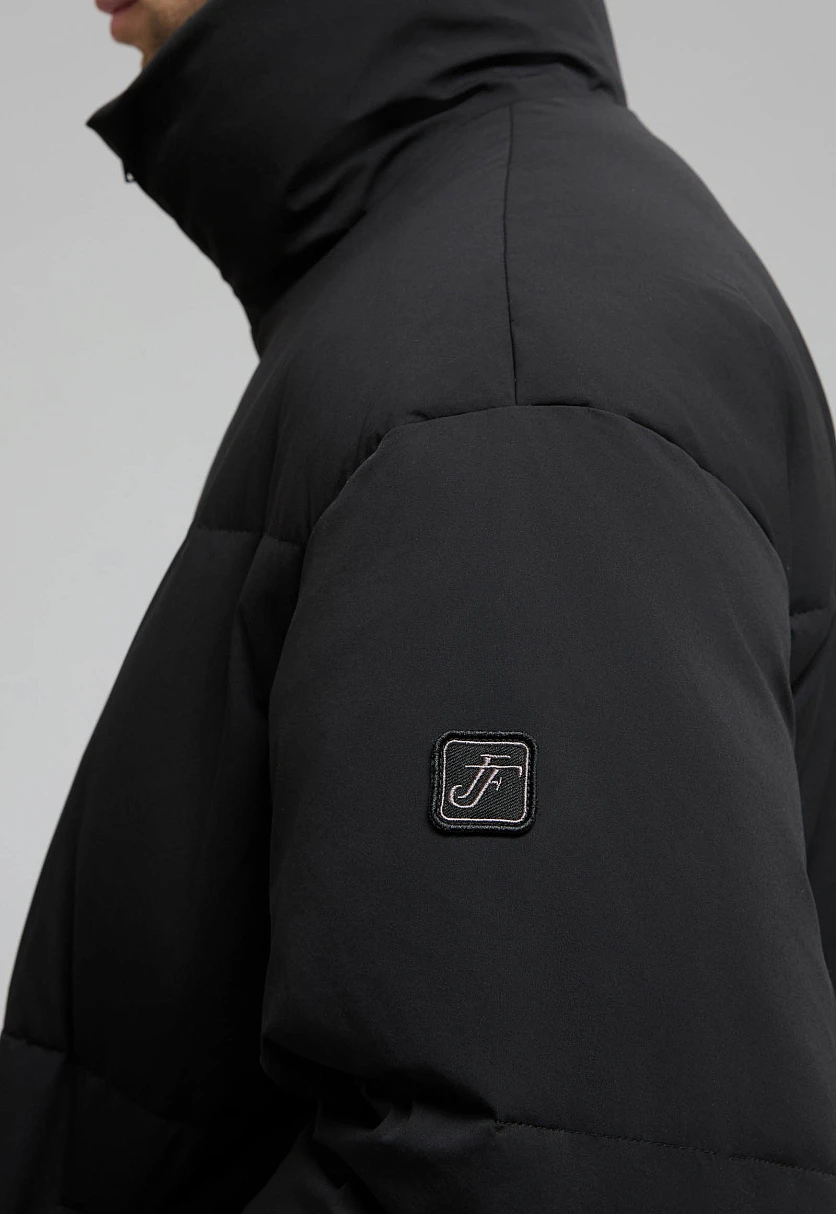 Оверсайз пуховик с воротником-стойкой, Модель FWE21028, Фото №5