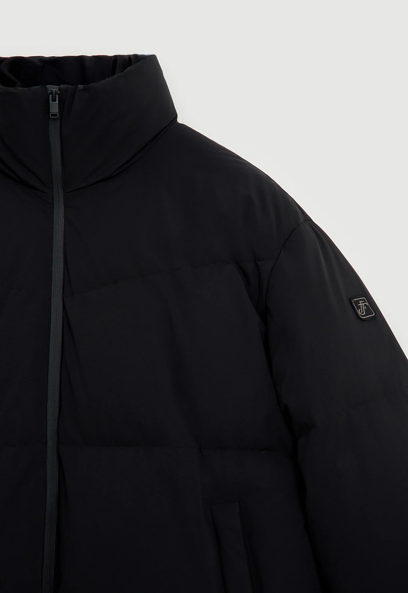 Оверсайз пуховик с воротником-стойкой, Модель FWE21028, Фото №10