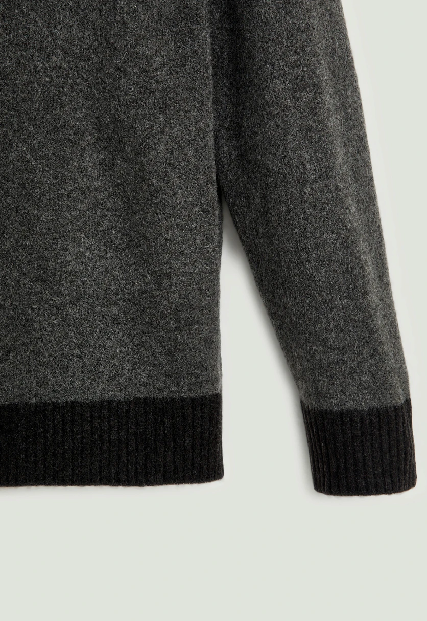 Джемпер полуприлегающего силуэта Темно-Серый FWE21115Купить в интернет-магазине FINN FLARE, предосмотр фото №6 Джемпер полуприлегающего силуэта, Модель FWE21115, Фото №6